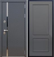 Входная металлическая дверь Sigma ФЛ-117 Силк титан