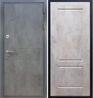 Входная металлическая дверь Гранит Бетон ФЛ-117 Бетон темный