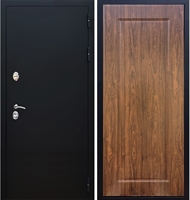 Входная металлическая дверь Триумф Чёрный муар ФЛ-119 Береза мореная