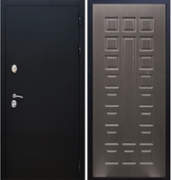 Входная металлическая дверь Триумф Чёрный муар ФЛ-183 Венге