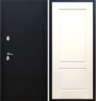 Входная металлическая дверь Триумф Чёрный муар ФЛ-117 Софт шампань