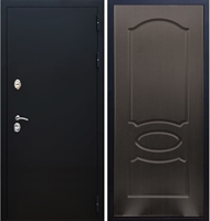 Входная металлическая дверь Триумф Чёрный муар ФЛ-128 Венге