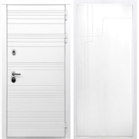 Белая входная дверь Классика ФЛ-246 Белый силк сноу