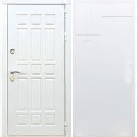 Входная белая дверь DALLAS ФЛ-246 Белый ясень