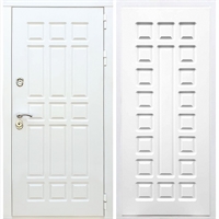 Входная белая дверь DALLAS ФЛ-183 Белый ясень