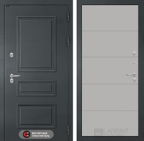 Входная металлическая дверь Лабиринт Атлантик 13 - Грей софт