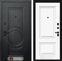 Входная металлическая дверь Лабиринт GRAND 26 - Эмаль RAL 9003