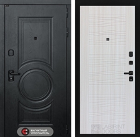 Входная металлическая дверь Лабиринт GRAND 06 - Сандал белый
