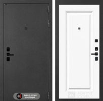 Входная металлическая дверь Лабиринт ACUSTIC 27 - Эмаль RAL 9003