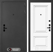 Входная металлическая дверь Лабиринт ACUSTIC 26 - Эмаль RAL 9003