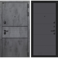 Входная металлическая дверь Лабиринт INFINITY 13 - Графит софт