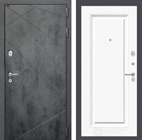 Входная металлическая дверь Лабиринт LOFT 27 Эмаль - RAL-9003