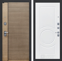 Входная металлическая дверь Лабиринт RITM-РИТМ 23 - Белый софт
