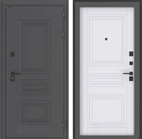 Входная металлическая дверь Лабиринт ОРЛЕАН- Белый софт