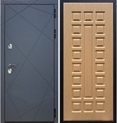 Входная металлическая дверь Стиль Титан ФЛ-183 Дуб светлый