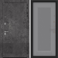 Входная дверь Бункер BN-08 панель Амстрод - Серый софт рельеф