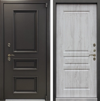 Входная металлическая дверь с терморазрывом Айсберг №-110 Сосна белая