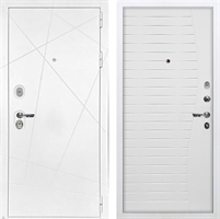 Входная металлическая дверь Лекс Соната №-36 Белый ясень