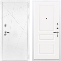 Входная металлическая дверь Лекс Соната №-94 Белый софт