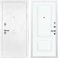 Входная металлическая дверь Лекс Соната №-55 Белый софт