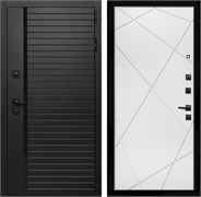 Входная дверь Интеко Агат Лучи Белый мат 48889