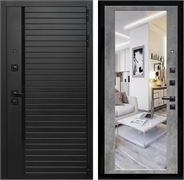 Входная дверь Интеко Агат Бетон светлый - с зеркалом 48897