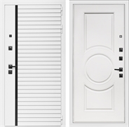 Входная дверь Интеко АГАТ Белая мс-100 Белый мат 49059