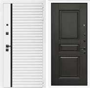 Входная дверь Интеко АГАТ Белая Классика Венге 49063