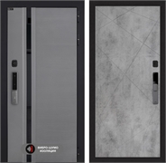 Входная дверь Пиано Смарт 2.0 панель 24 - Бетон светлый 55443