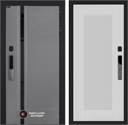 Входная дверь Пиано Смарт 2.0 панель 30 - Белый рельеф софт 55448