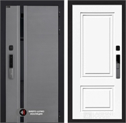 Входная дверь Пиано Смарт 2.0 панель 26 - Эмаль RAL 9003 55477