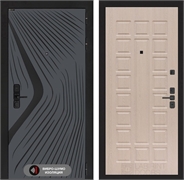 Входная дверь Лабиринт LEOLAB 04 - Беленый дуб 55528