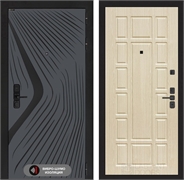 Входная дверь Лабиринт LEOLAB 12 - Беленый дуб 55529