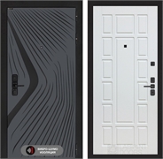 Входная дверь Лабиринт LEOLAB 12 - Белое дерево 55531