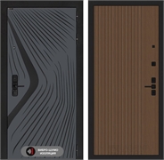 Входная дверь Лабиринт LEOLAB 29 - Дуб кантри темный 55551