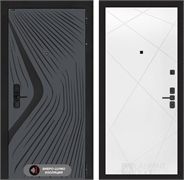 Входная дверь Лабиринт LEOLAB 24 - Белый софт 55506