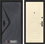 Входная дверь Лабиринт LEOLAB 23 - Шампань софт 55508