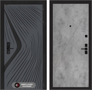 Входная дверь Лабиринт LEOLAB 24 - Бетон светлый 55510