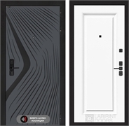 Входная дверь Лабиринт LEOLAB 27 - Эмаль RAL 9003 55525