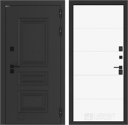 Входные двери Аляска лайт с терморазрывом 21 - Белый софт 55588