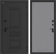 Входные двери Аляска лайт с терморазрывом 29 - Серый рельеф софт 55626