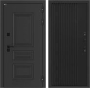 Входные двери Аляска лайт с терморазрывом 29 - Черный кварц 55627