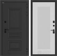 Входные двери Аляска лайт с терморазрывом 30 - Белый рельеф софт 55629