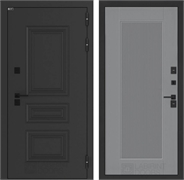 Входные двери Аляска лайт с терморазрывом 30 - Серый рельеф софт 55630