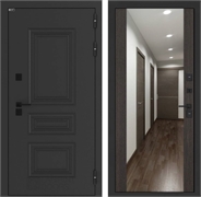 Входные двери Аляска лайт с терморазрывом с Зеркалом Максимум - Венге 55608