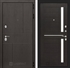 Входная металлическая дверь Лабиринт URBAN 02 - Венге, стекло белое - фото 25421