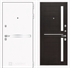 Входная металлическая дверь Лабиринт Лайн WHITE 02 - Венге, стекло белое - фото 25500