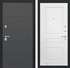 Входная металлическая дверь Лабиринт ART графит 03 - Белый софт - фото 25524