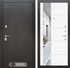 Входная дверь Лабиринт SILVER с Зеркалом 19 - Белый софт - фото 25667
