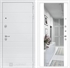 Входная белая дверь Лабиринт Трендо с Зеркалом Максимум - Белый софт - фото 25725